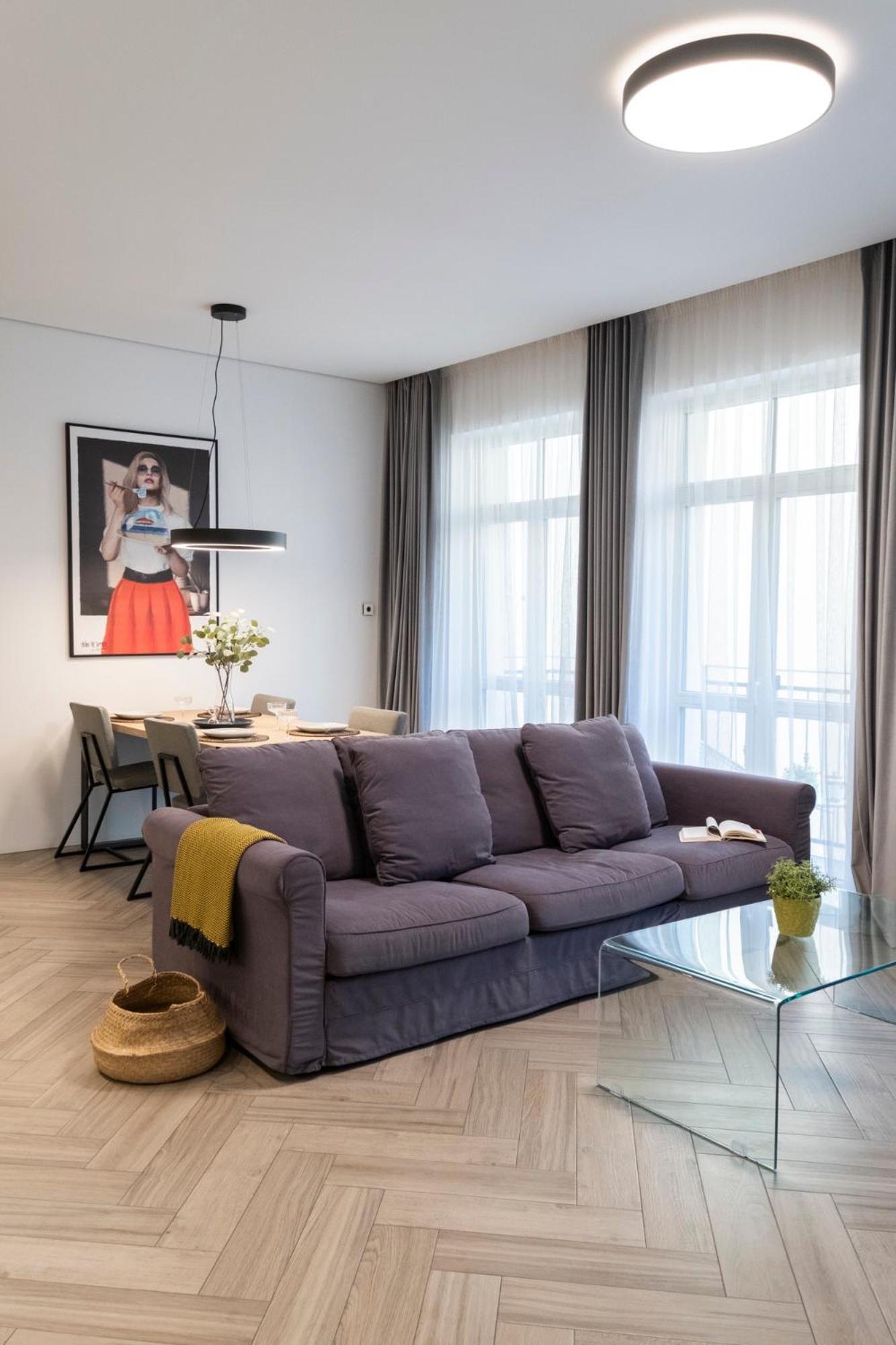 Cohost I Oldtown 60M2 Apt W-Garage Parking, Balcony & Self Check-In VNO Exteriör bild