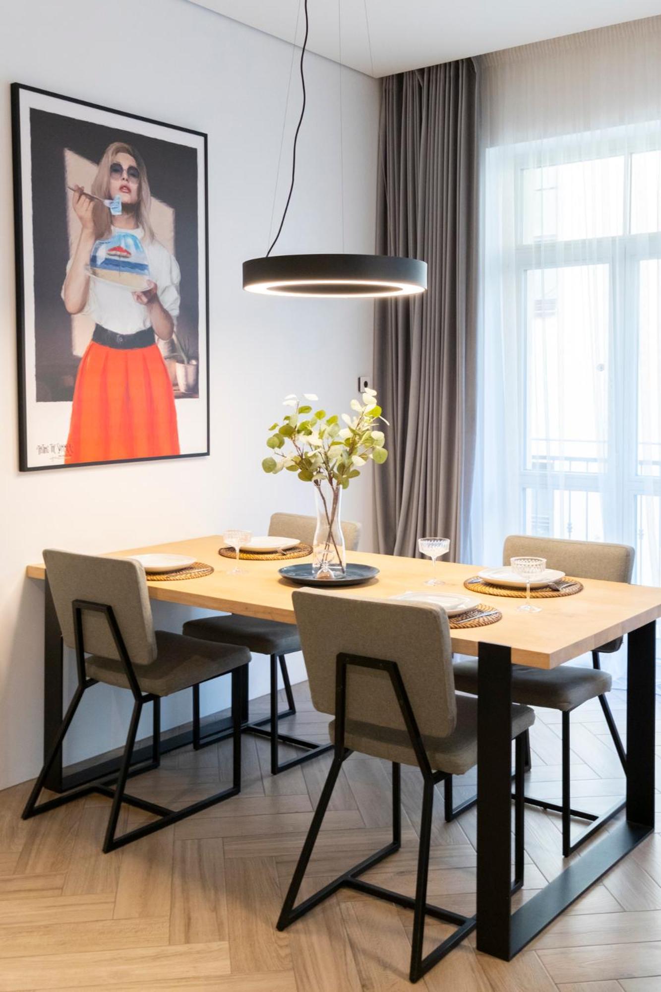 Cohost I Oldtown 60M2 Apt W-Garage Parking, Balcony & Self Check-In VNO Exteriör bild